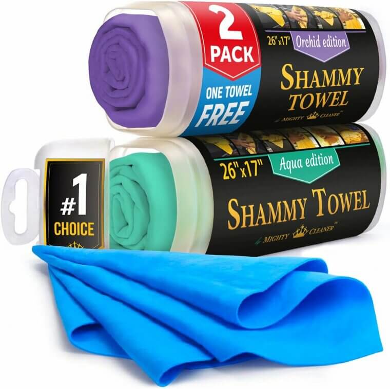 Premium Shammy Cloth - Super Absorbent, Scratch-Free Towels for Cars - Don’t Miss the 26% Discount!