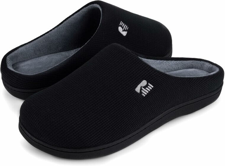 RockDove Men's Memory Foam Slippers - Ultimate Comfort for Your Feet - Now 41% Off!