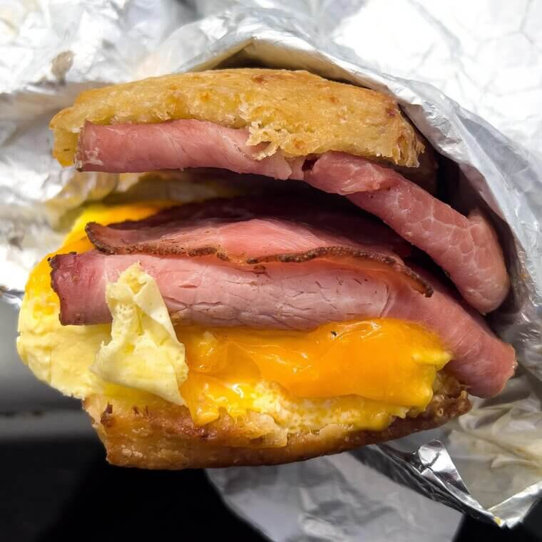 Fast-Food Breakfast Sandwiches