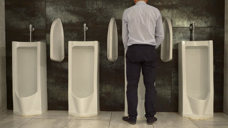 Men Won't Use Neighboring Urinals