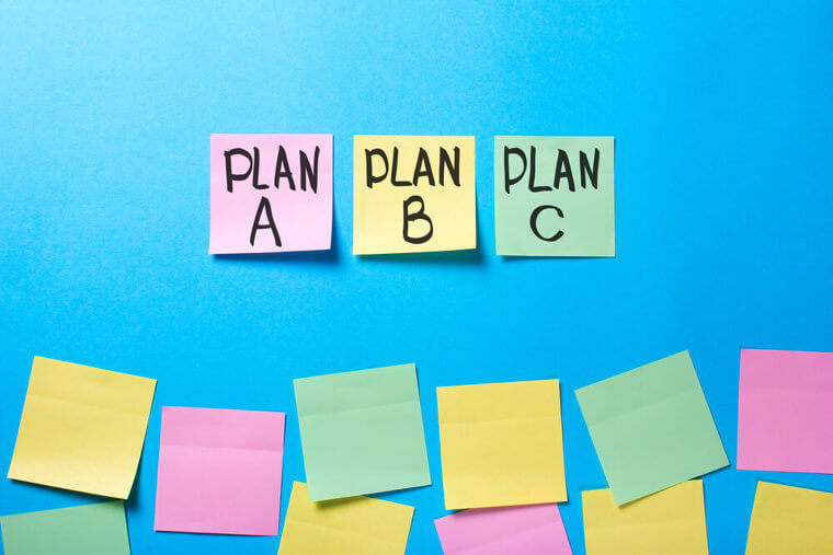 If You Have A Plan B, Plan A Won't Happen