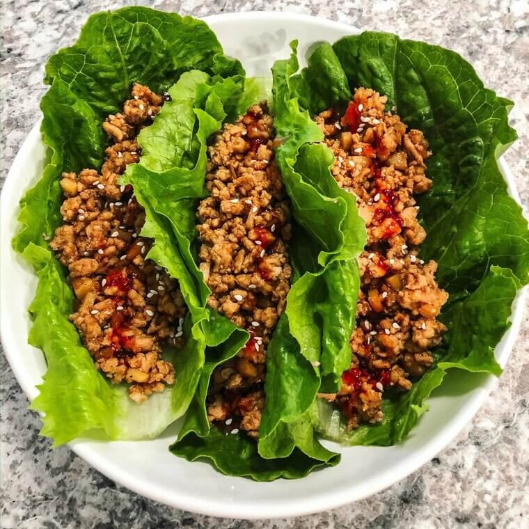 Wilted Lettuce Wraps