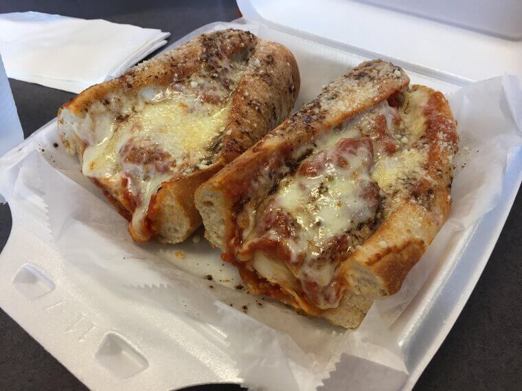 Mushy Chicken Parm Sandwiches