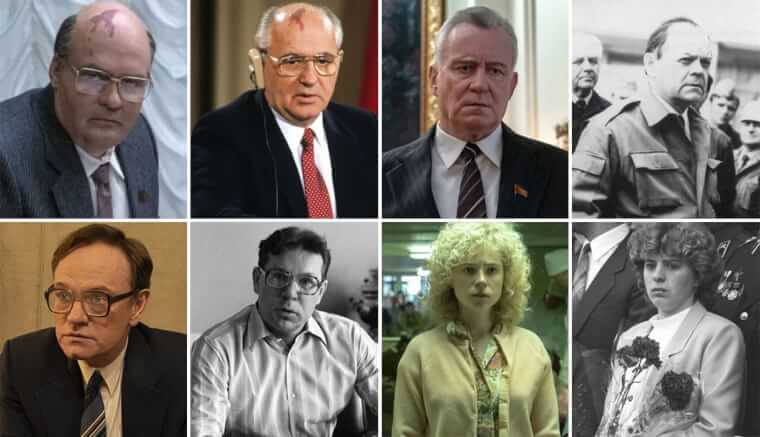 Actors Who Starred in ‘Chernobyl’ TV Mini-Series vs. The Real-Life People They Played