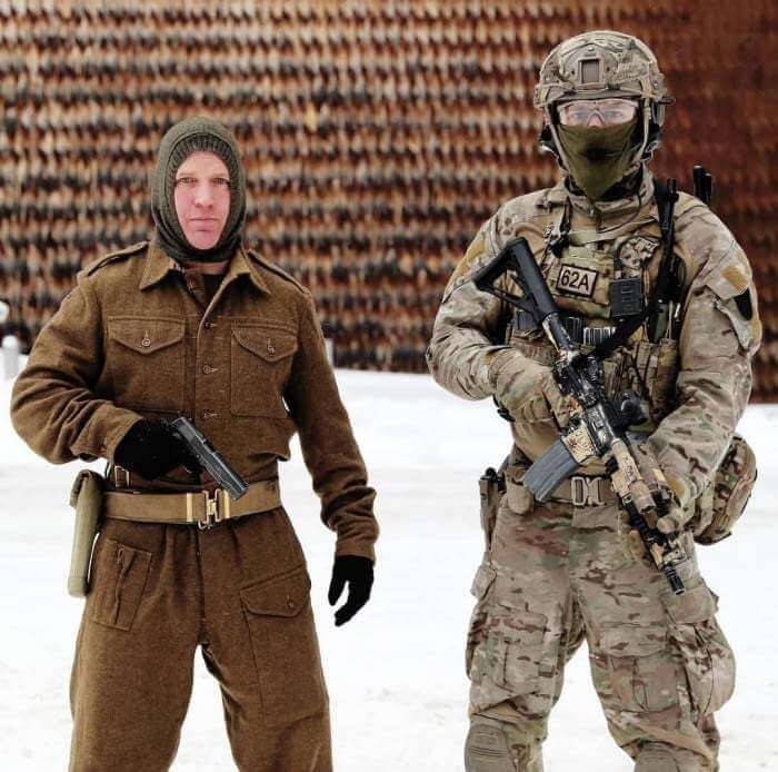 A Norwegian Soldier: 75 Years Ago vs. Now