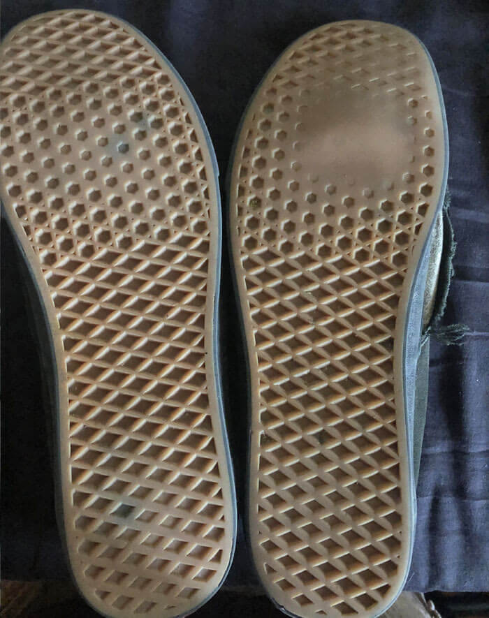 Shoe That is On The Longboard vs. The Shoe That Does All The Pushing