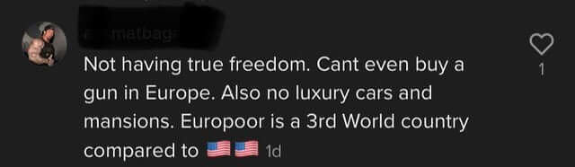 Europe is not a country.