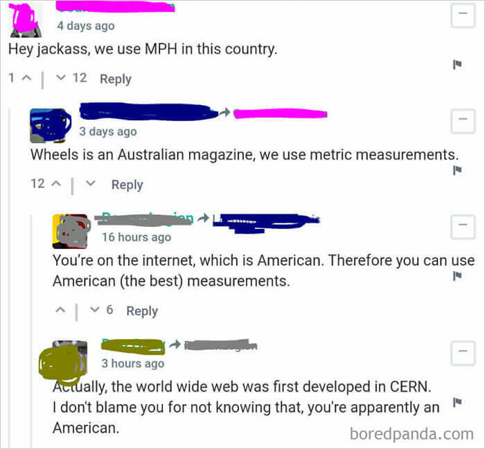 American measurements.