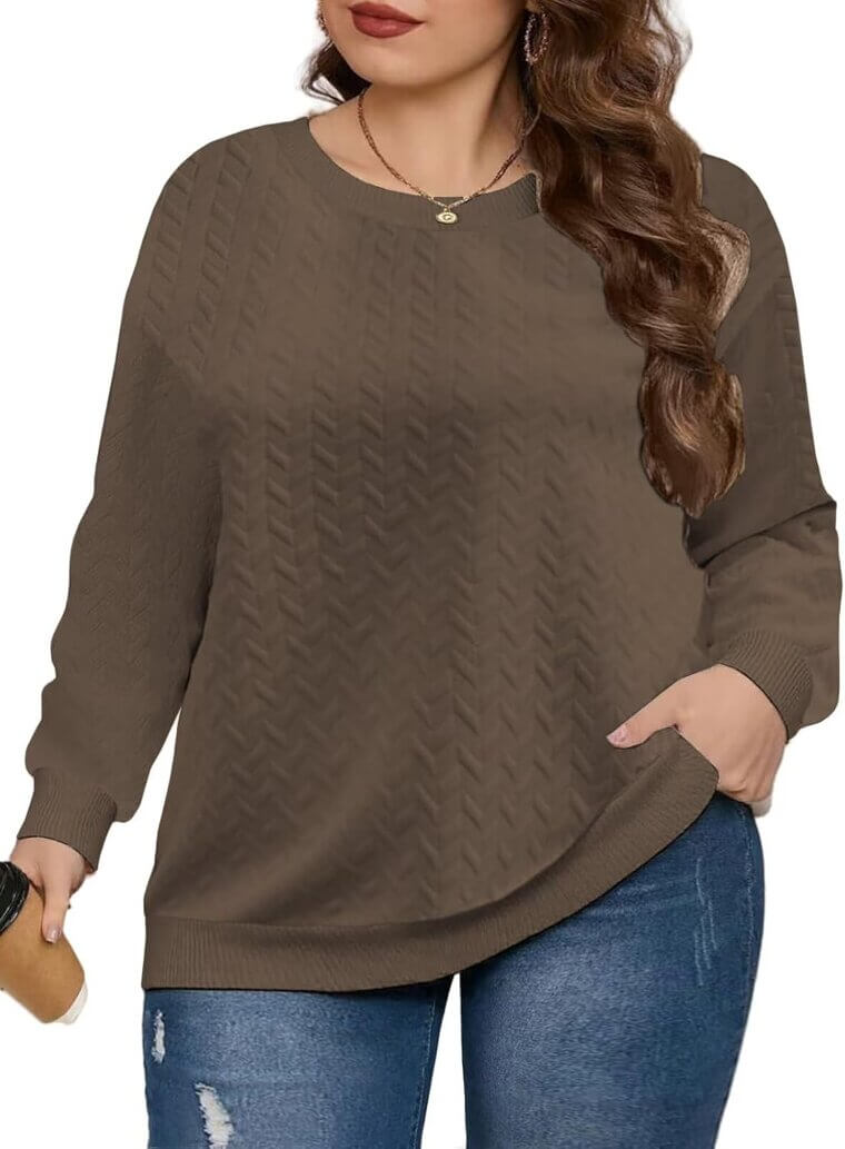 DOLNINE Plus Sweatshirts - Cozy Winter Comfort, Stylish Fall Look - 50% Off!