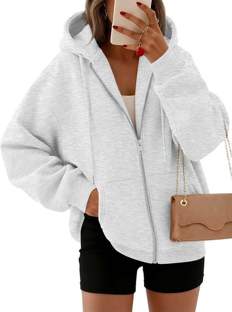 Trendy Queen Zip Up Hoodie - Stylish Comfort for Every Occasion - Now 46% Off!