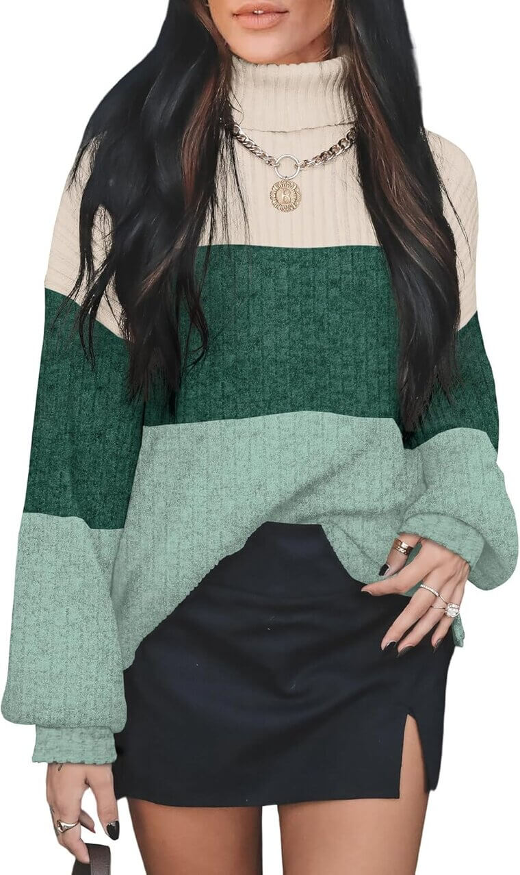 OFEEFAN Turtlenecks - Cozy Oversized Sweaters for Women - Now 41% Off!