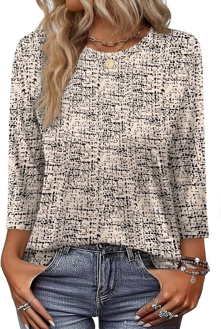 OFEEFAN Women's Tops - Stylish, Loose Fit for Any Occasion - Now 10% Off!