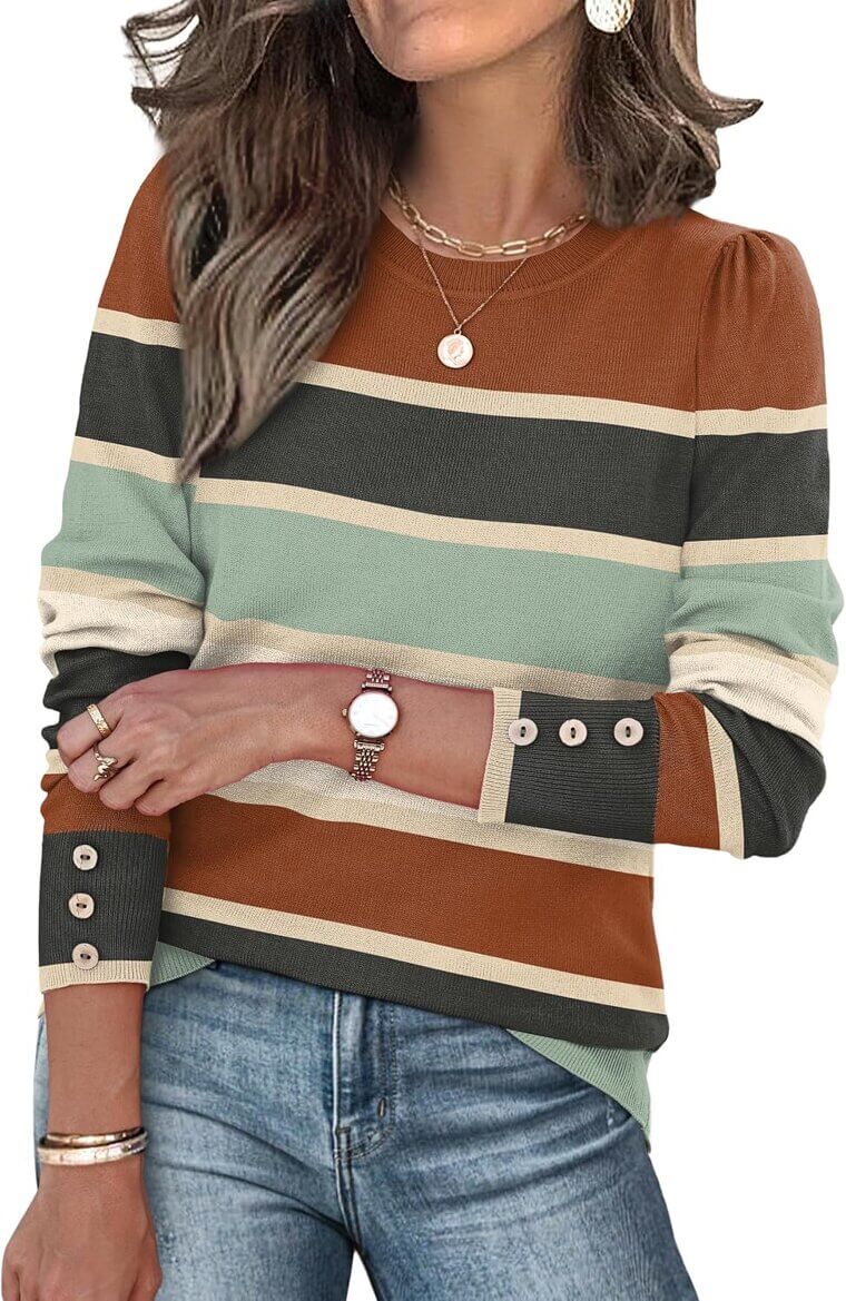 Trendy Knit Sweater - Cozy Fall Fashion Must-Have - Enjoy 25% Off!