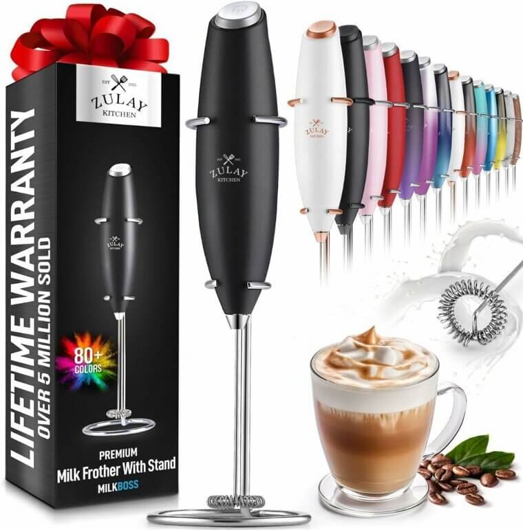 Experience Café-Quality Foam with Zulay Milk Frother - Now 17% Off!