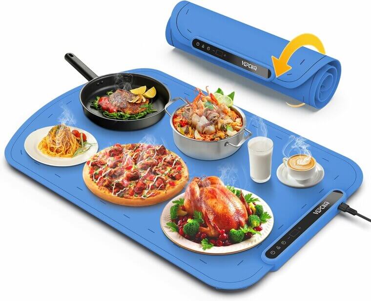 Keep Meals Warm with Food Warming Mat - Perfect for Parties! 