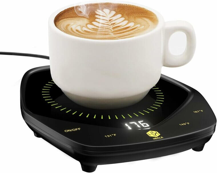 Stay Cozy With Coffee Warmer - Perfect for Desk & More! 