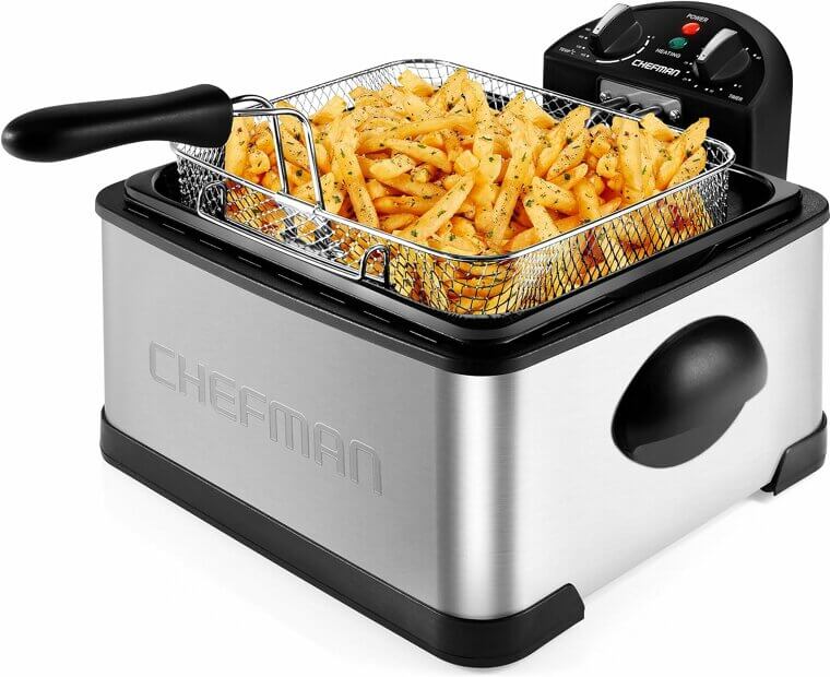 Transform Your Kitchen with Chefman Deep Fryer - Fry Like a Pro! Enjoy 21% Off!