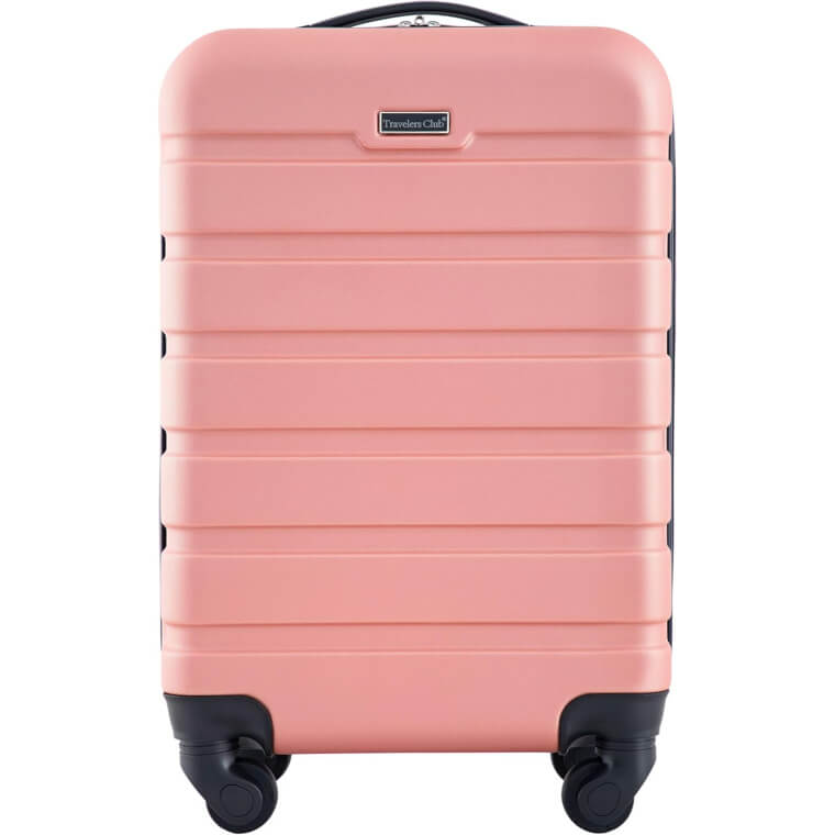Travel in Style with Harper Luggage - Rose Gold 20-Inch Carry-On 12% Off!