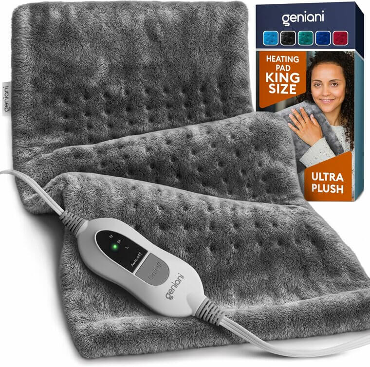 Experience Blissful Comfort with Geniani Heating Pad for Pain Relief Enjoy 28% Off!