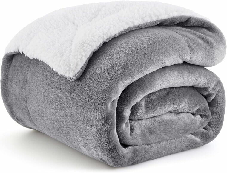 Cozy Up with Bedsure Sherpa Blanket - Ultimate Winter Warmth Now 25% Off!