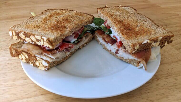 Turkey, Ranch & Bacon Sandwich