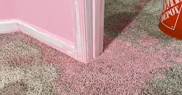Clean Paint Spills From Carpet