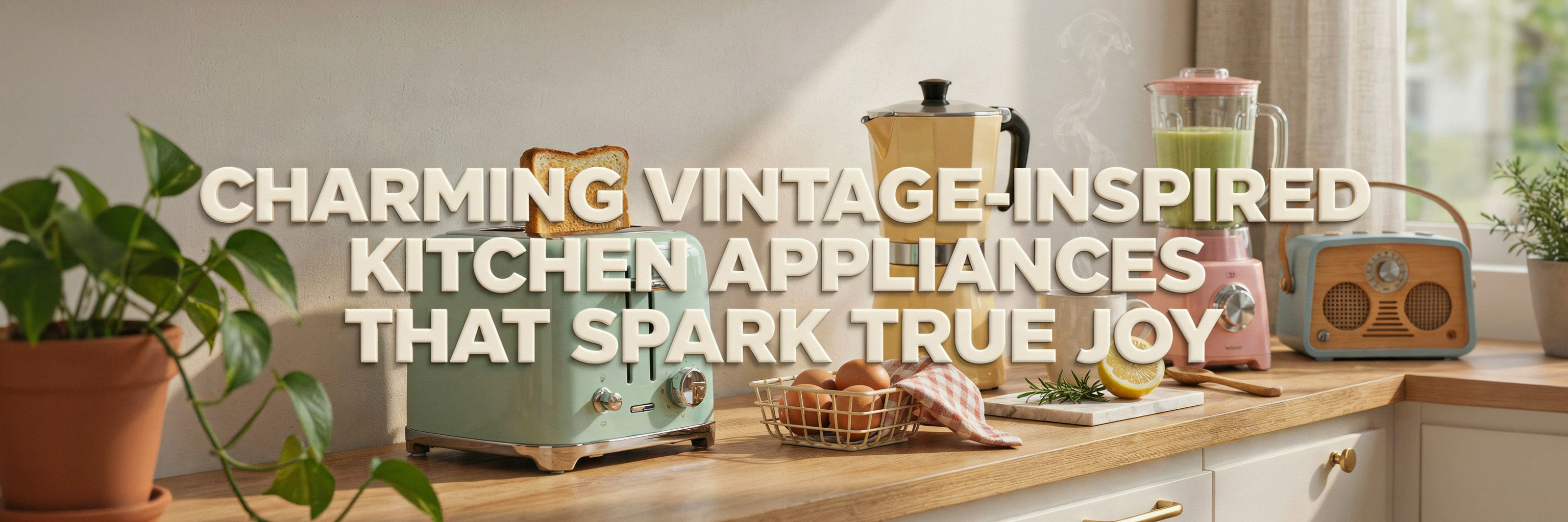 These Vintage-Inspired Kitchen Appliances Will Turn Your Countertop Into a Retro Diner