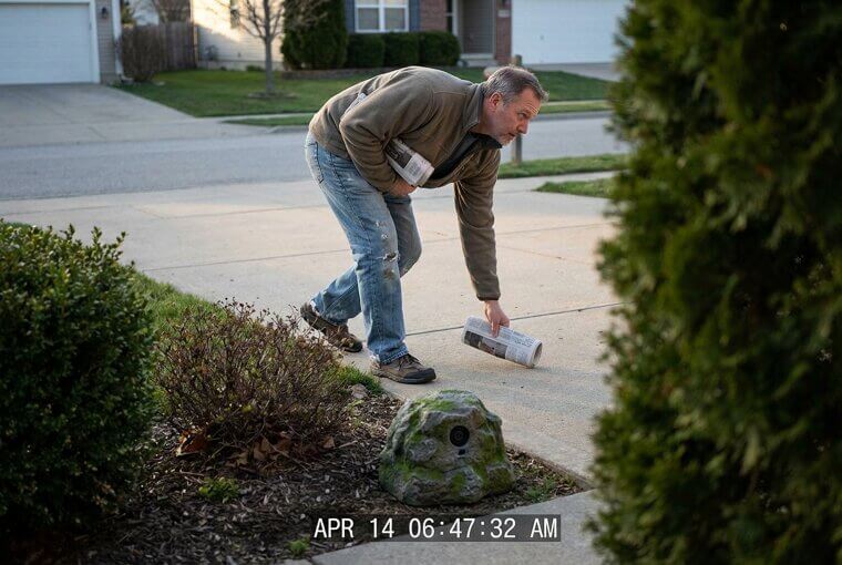 Neighbor Stole His Newspaper for Months