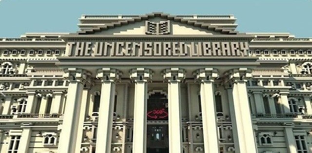Bibliotheek van verboden boeken in Minecraft