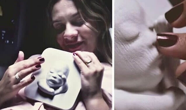 Blinde ouders kunnen voor het eerst de echo's van hun baby "zien