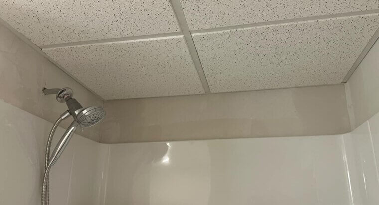 Drop Ceiling Showers
