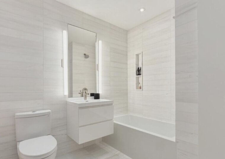 Minimalist White Tiles