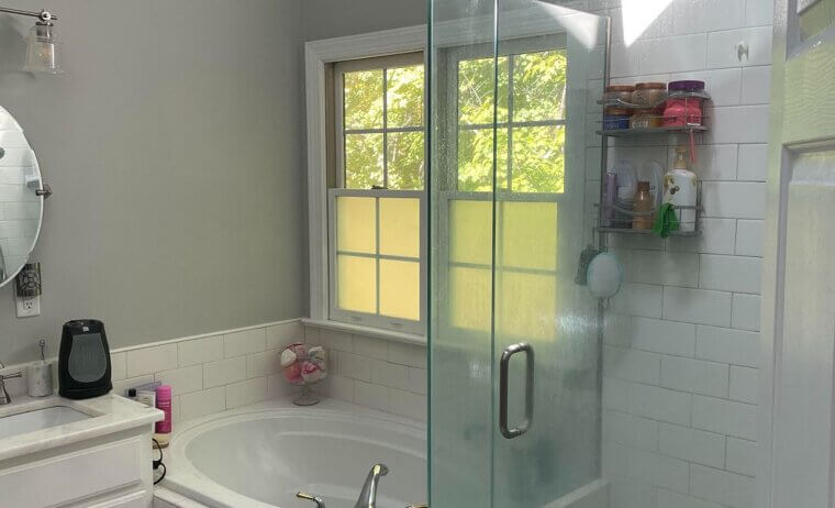 Glass Block Showers