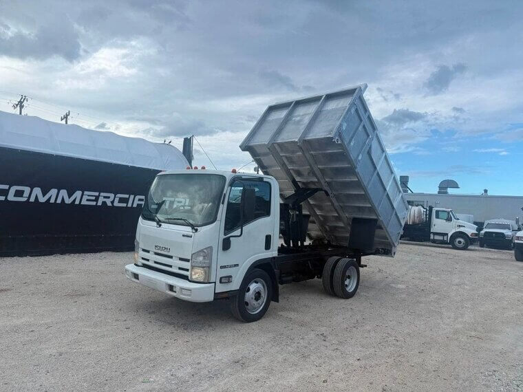 ​2013 Isuzu NPR HD Aluminum Dump Truck: $23,995