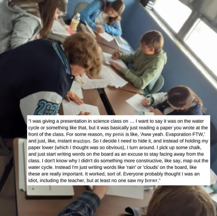 Attempting to Hide the Excitement