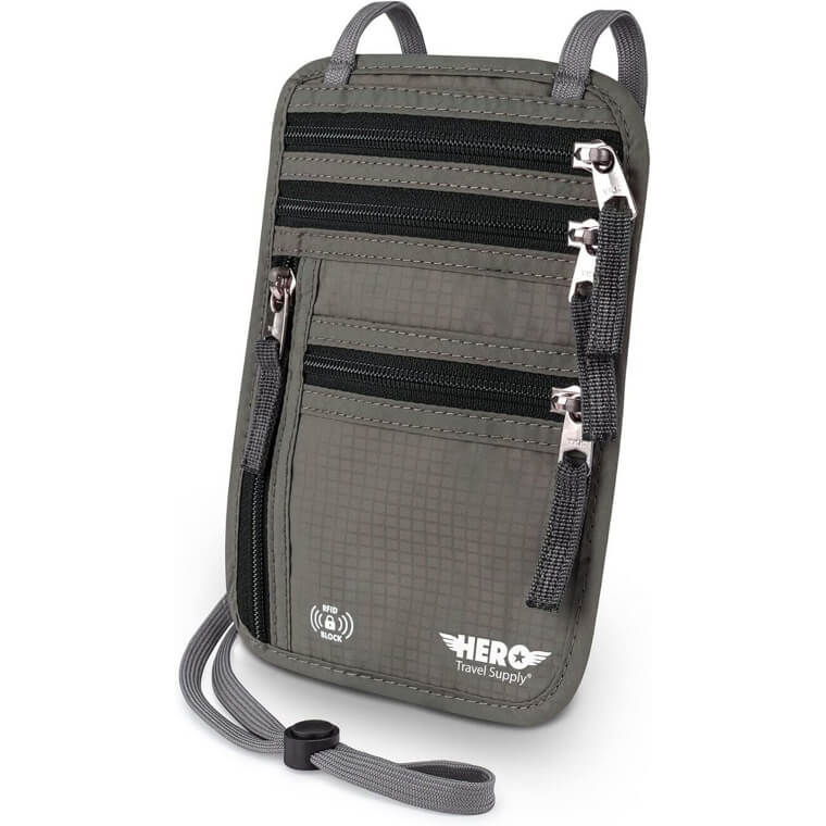 HERO Neck Wallet - Secure Travel Essential