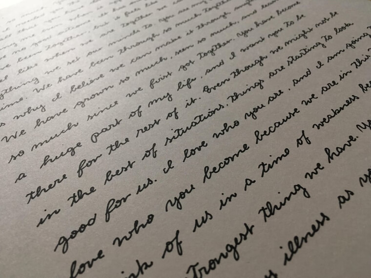 A Heartfelt Letter Expressing Love and Gratitude