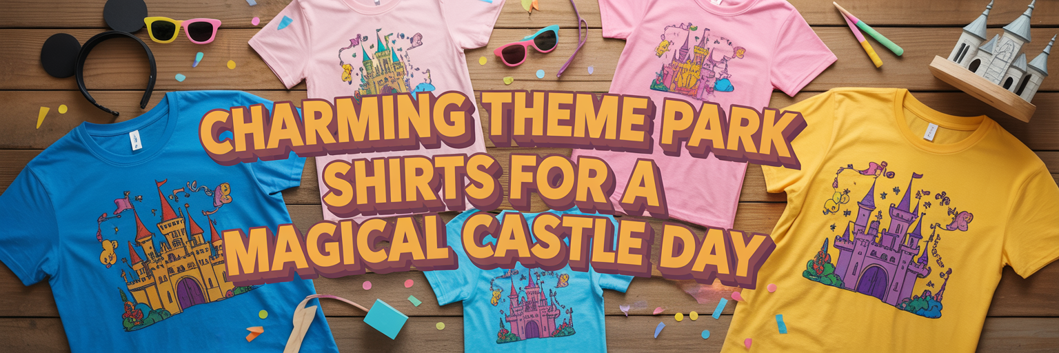 Magical Theme Park Shirts for Families Planning a Magical Castle Day