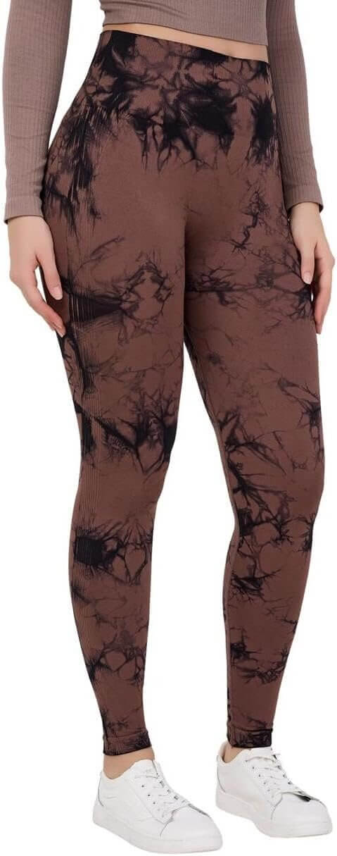 High Waisted Tie Dye Leggings – Stylish Comfort for Every Move!