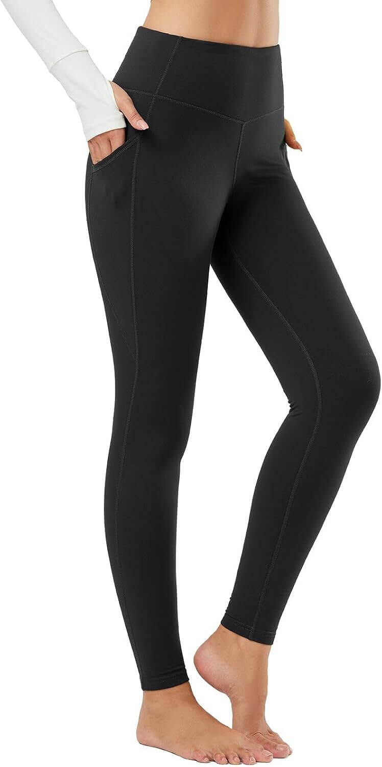 Baleaf Fleece Leggings - Cozy Warmth for Winter Yoga! - Enjoy 28% Off!