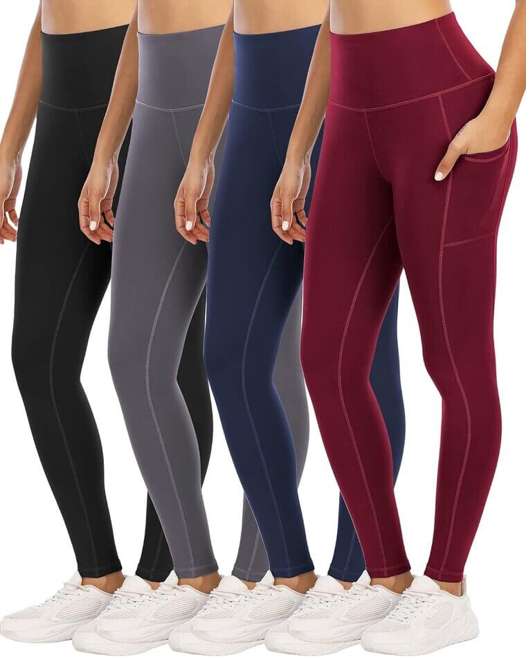 Youngcharm Leggings - High Waist, Pockets & Tummy Control for Workouts - 15% Off!