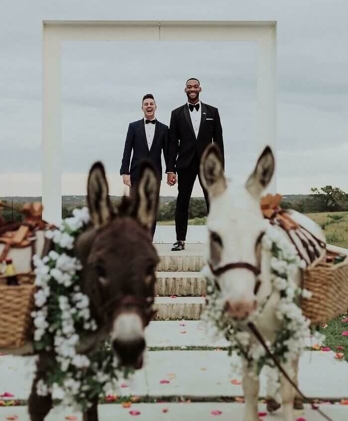 Not Exactly What You’d Expect To See at a Wedding