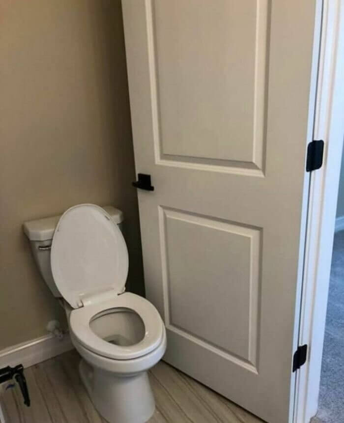 Open Concept Toilet