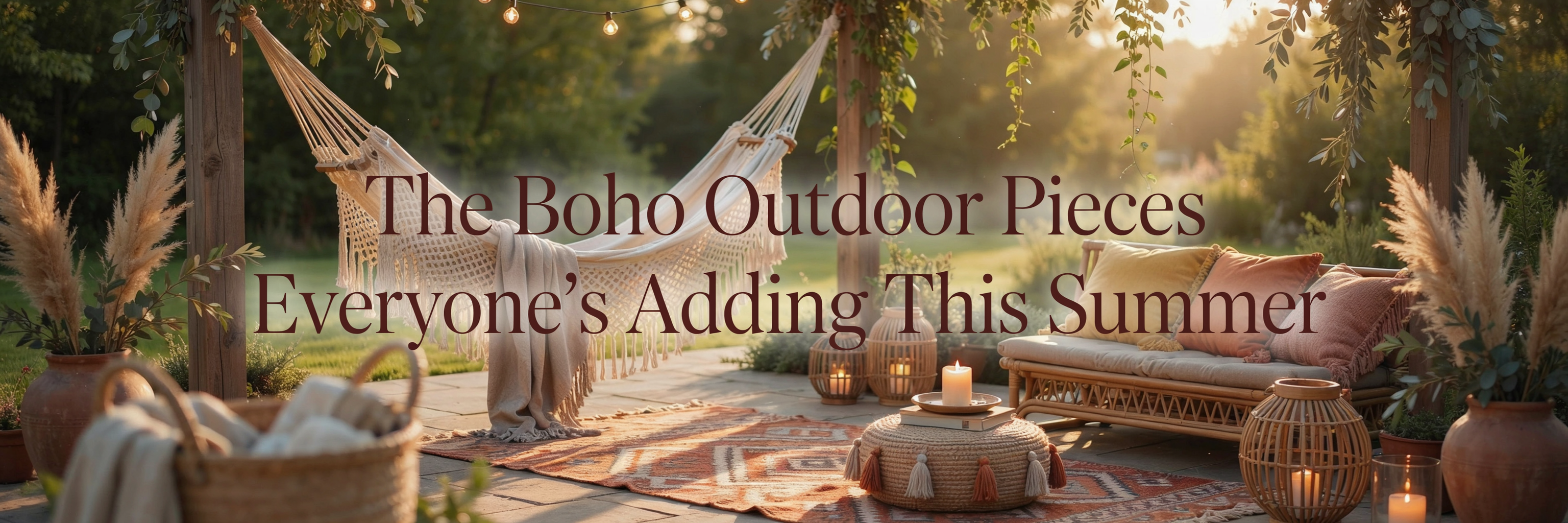 The Boho Outdoor Pieces Everyone's Adding This Summer