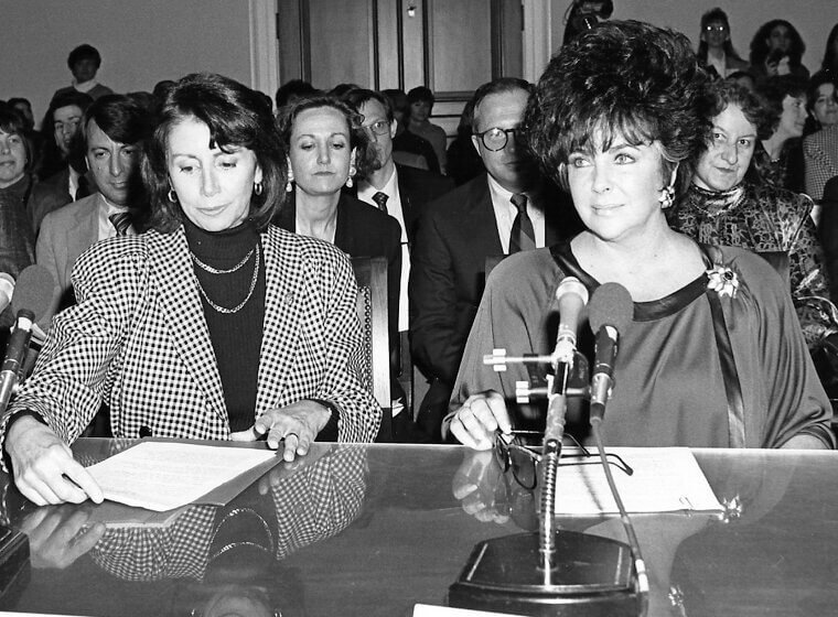 Elizabeth Taylor Felt a Sense of Accomplishment Advocating for the Fight Against AIDS