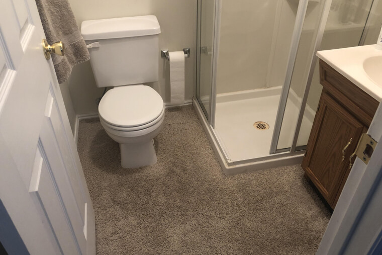 Carpeted Bathrooms