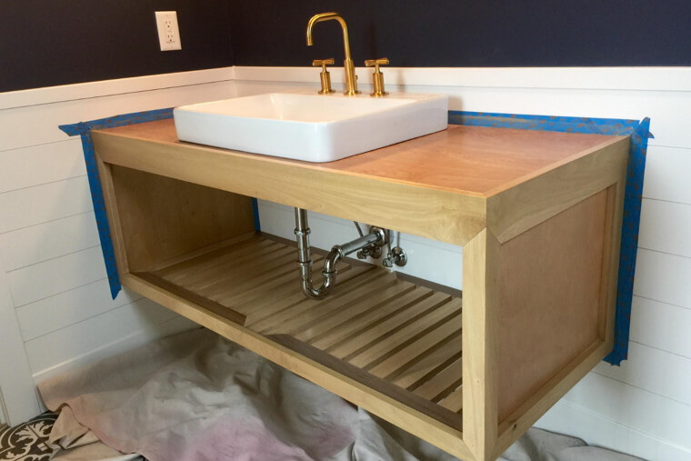 Floating Vanities With No Storage