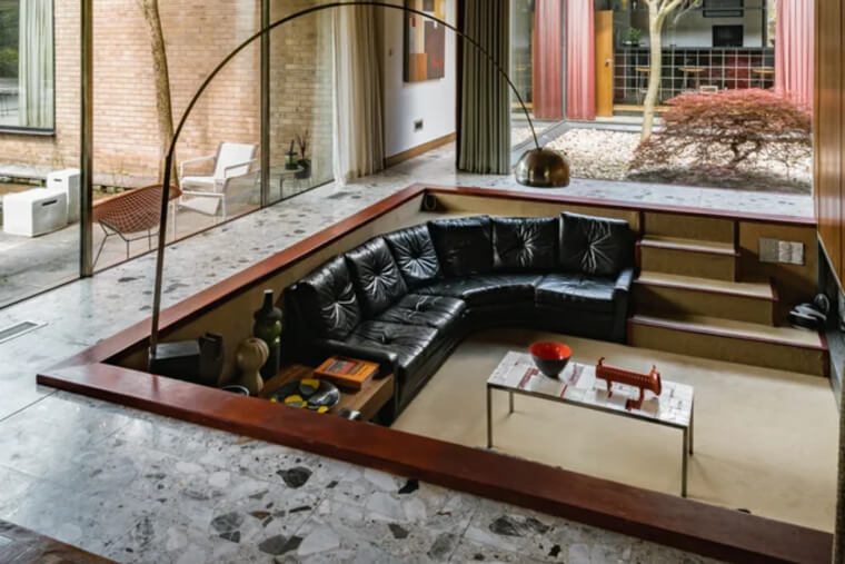 Sunken Living Room “Conversation Pits”