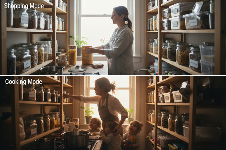 The "Shopping Mode" vs "Cooking Mode" Problem