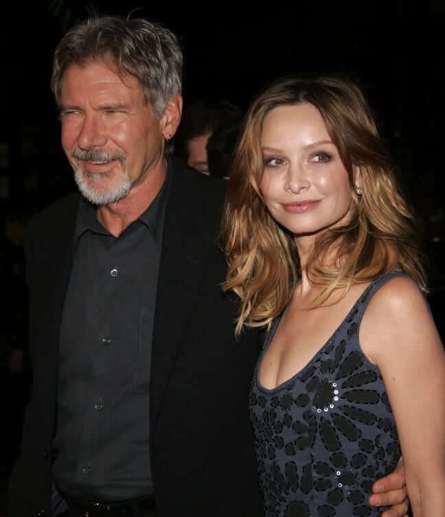 A Spilled Drink and a Golden Globe Spark: Harrison Ford (60) and Calista Flockhart (38) - 22 Year Difference